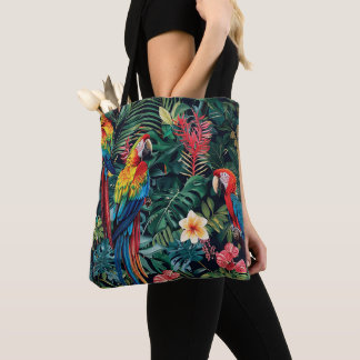 Parrot Jungle Tote Bag