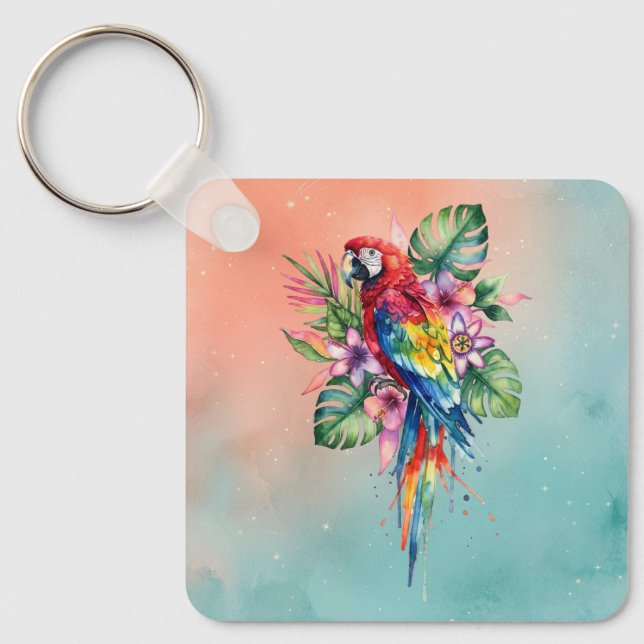 Parrot Key Ring (Front)