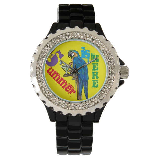 PARROT  KEYCHAIN WATCH (Front)