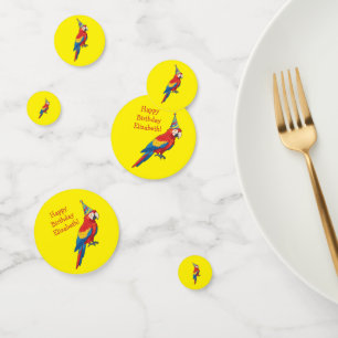 Parrot Kids Birthday Party Confetti