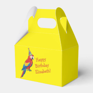 Parrot Kids Birthday Party Favour Box