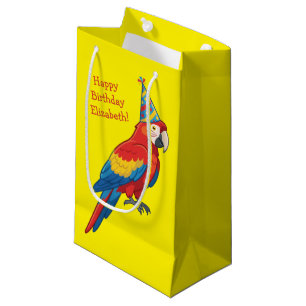 Parrot Kids Birthday Party Small Gift Bag