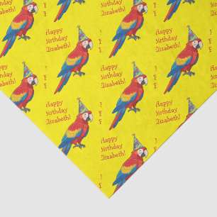 Parrot Kids Birthday Party Tissue Paper