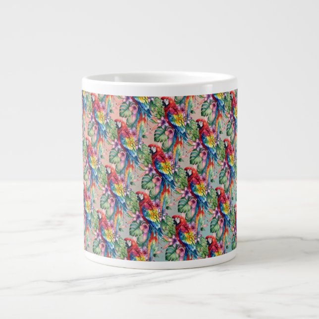 Parrot Large Coffee Mug (Front)