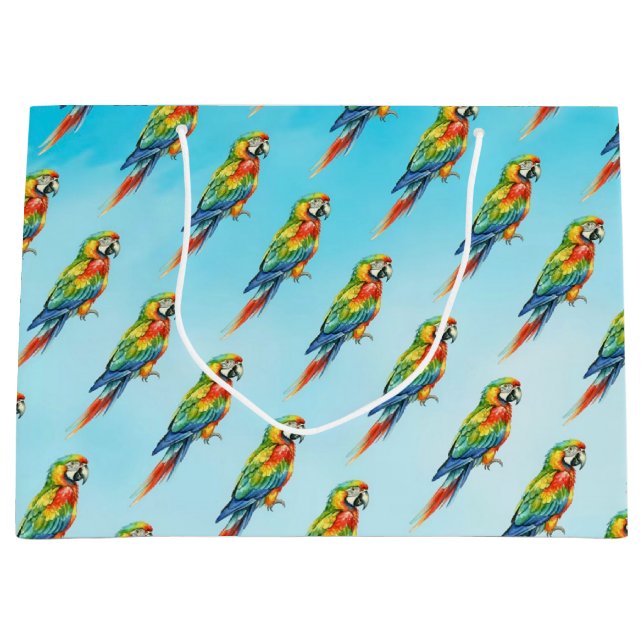 Parrot Large Gift Bag (Front)