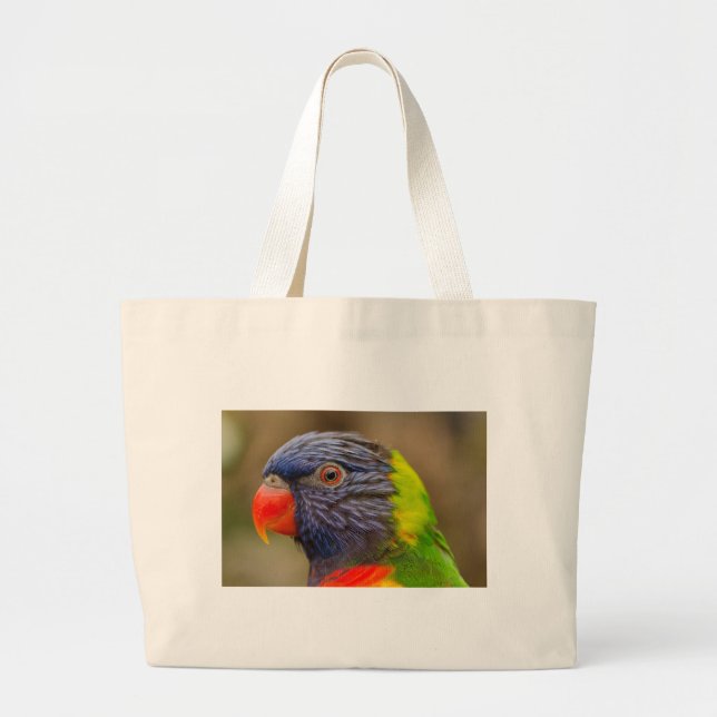 Parrot Large Tote Bag (Front)