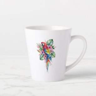 Parrot Latte Mug