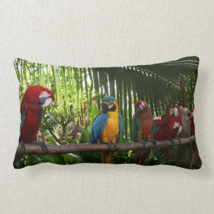 Parrot Line Lumbar Cushion