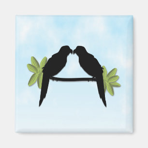 Parrot Love Magnet