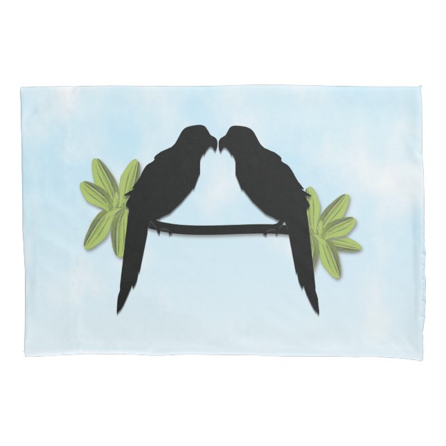 Parrot Love Pillowcase (Front)