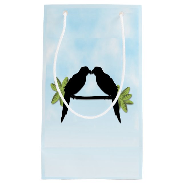 Parrot Love Small Gift Bag (Front)