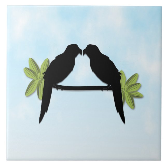 Parrot Love Tile (Front)