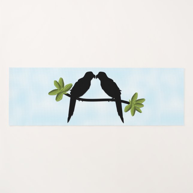 Parrot Love Yoga Mat (Front (Horizontal))