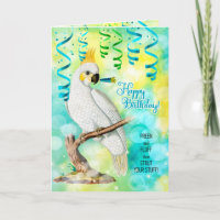 Parrot Lover Birthday with Cockatoo