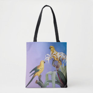 Parrot modern twist tote bag