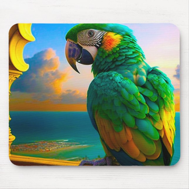 Parrot Mouse Mat (Front)