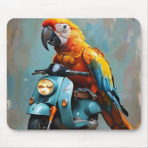 Parrot mouse pad