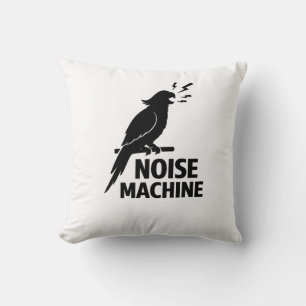 Parrot Noise Machine Funny Pet Owner Design Cushion