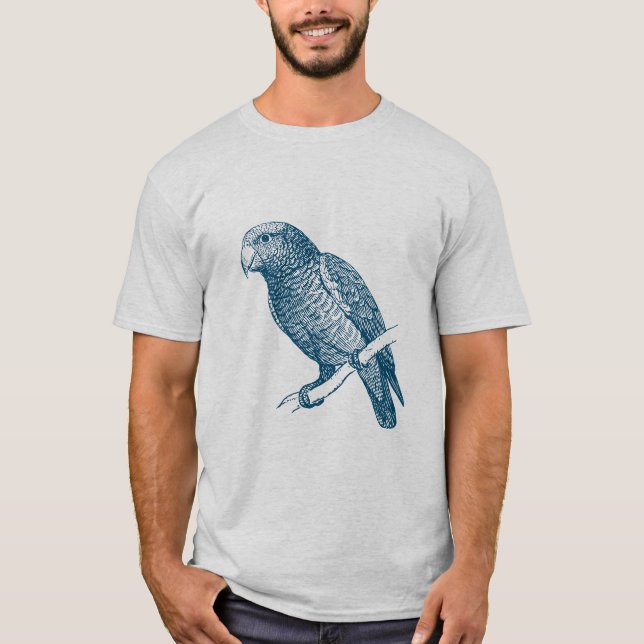 Parrot - Ocean Blue T-Shirt (Front)