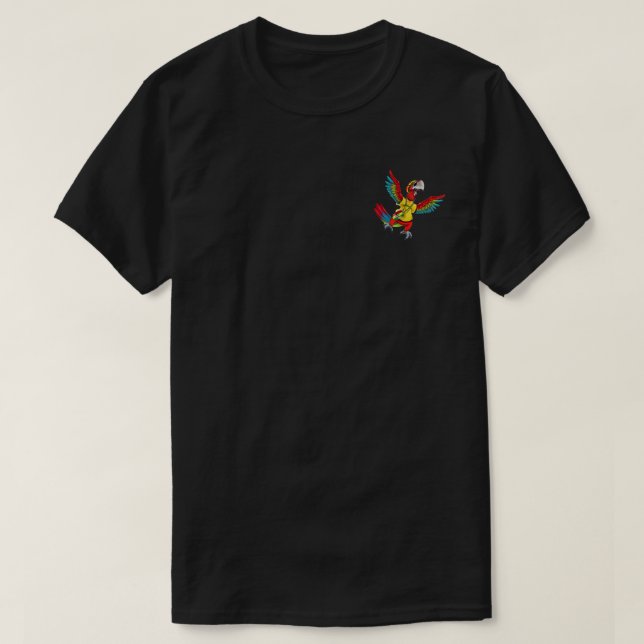 Parrot of Jackstone Dibs (pocket) T-Shirt (Design Front)