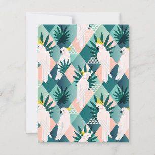 Parrot on Palm 1 Card