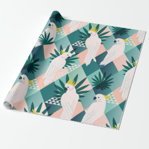 Parrot on Palm 1 Wrapping Paper