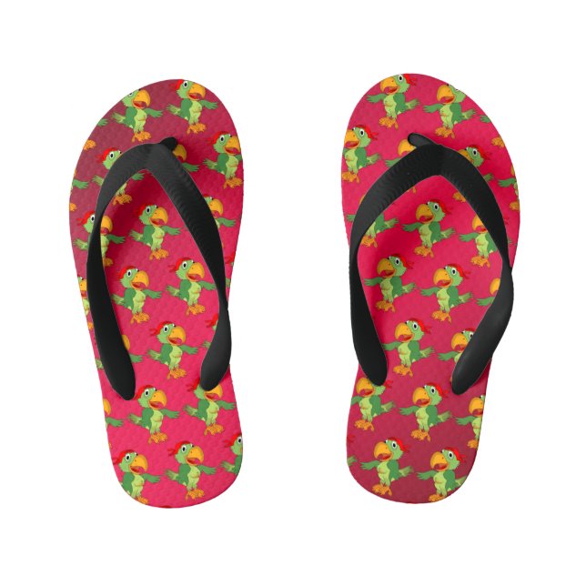 Parrot  Pair of Flip Flops (Footbed)