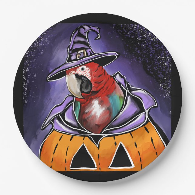 Parrot Paper Plate (Front)