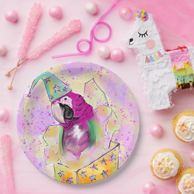 Parrot Paper Plate (Party)