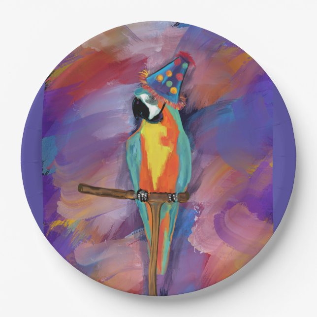 PARROT PAPER PLATE (Front)