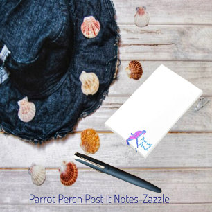 Parrot Perch Post-It Notes