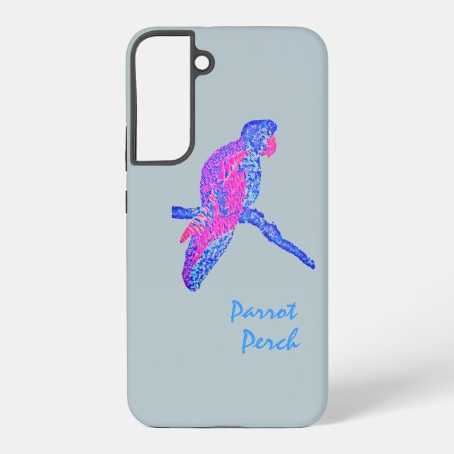 Parrot Perch Samsung Galaxy S22+ Case (Back)