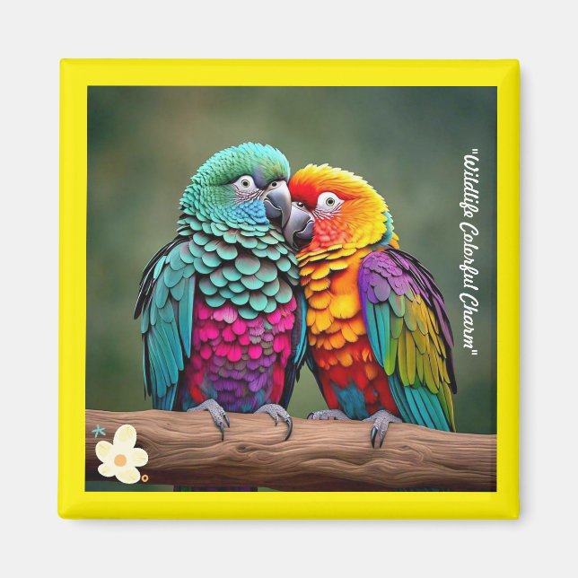 "Parrot Photography Showcase" Magnet (Front)