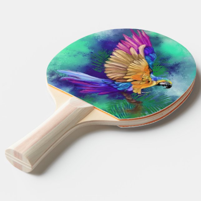Parrot Ping Pong Paddle (Front Angle)