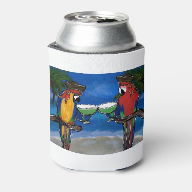 Parrot Pirates Can Cooler (Can Back)
