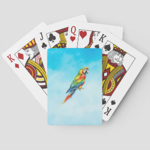 Parrot Playing Cards