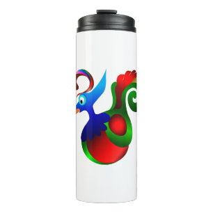 Parrot Plumes Ave Avian Bird Decorative Feather Thermal Tumbler