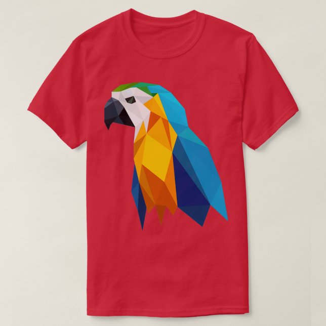 Parrot Poly T-Shirt (Design Front)