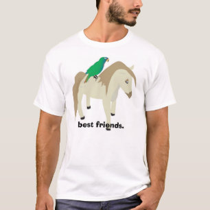 Parrot & Pony - best friends. T-Shirt