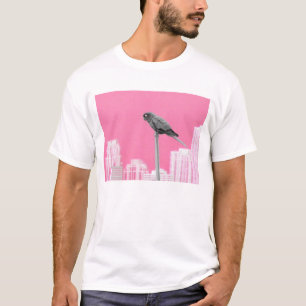 ~Parrot~ POP ART TEE, PINK T-Shirt