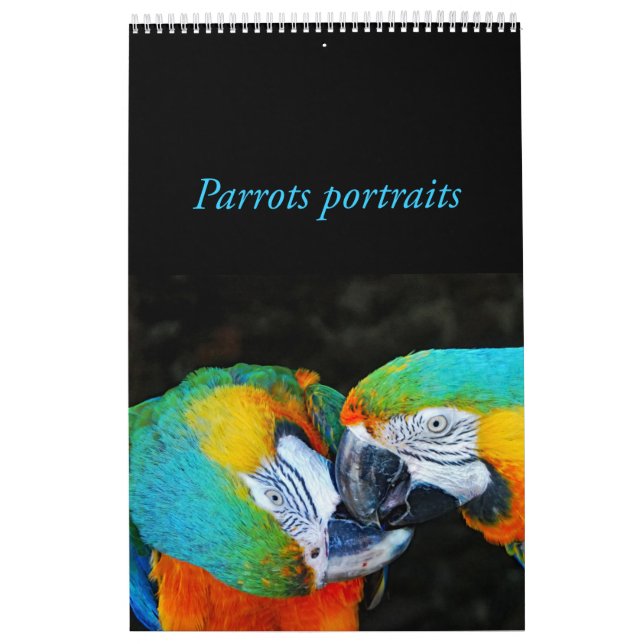 Parrot Portraits Calendar (Cover)