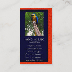 Parrot Pose ~ Business Card