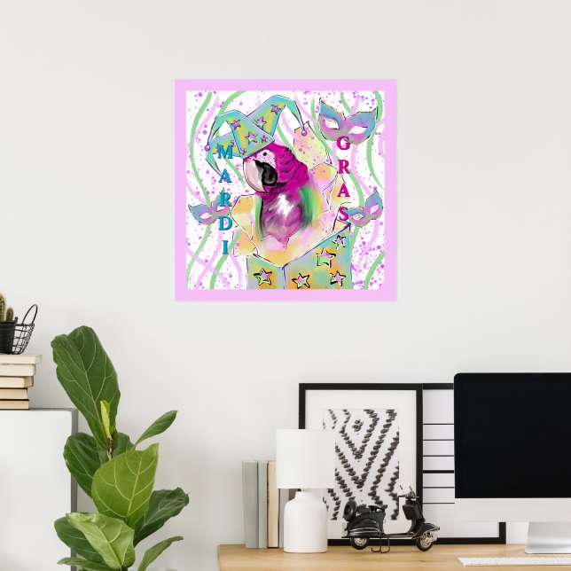 Parrot Poster (Home Office)