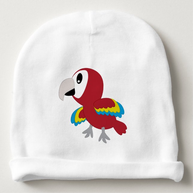 Parrot - Rainforest Newborn Hat Baby Beanie (Front)
