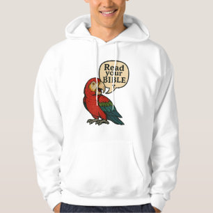 Parrot, Read your BIBLE - Christian Hoodie