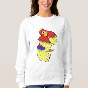 Parrot red yellow sweatshirt