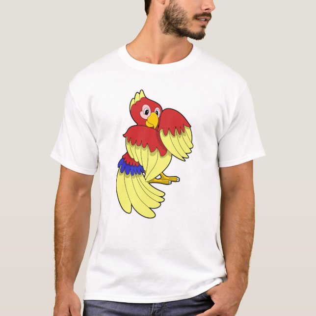 Parrot red yellow T-Shirt (Front)