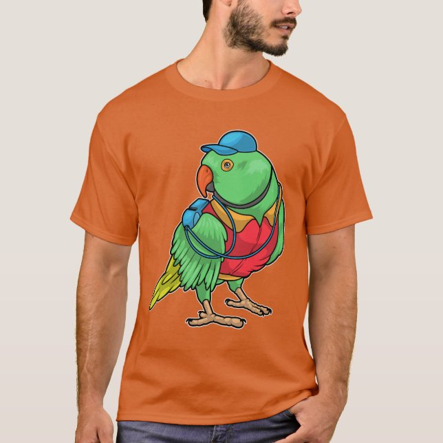 Parrot Referee Whistle T-Shirt (Front)