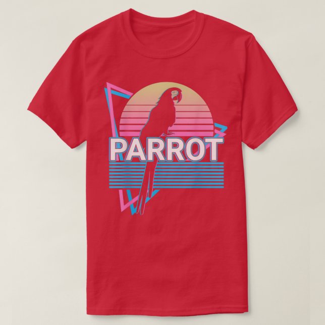 Parrot Retro 1 T-Shirt (Design Front)
