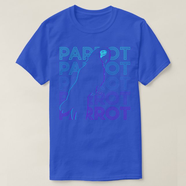 Parrot Retro 2 T-Shirt (Design Front)